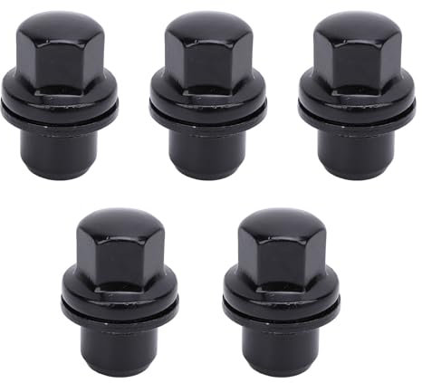 Akozon LR173842 Radmuttern aus Hochfester Stahllegierung LR068126 für LR3 LR4 für L663 Sport L494 L322 L405 Set Schwarz LR3