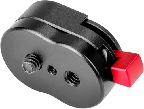 Quick-Lock Mini Quick Release Plate System with 1/4 Screw for Camera Tripod, Gimbal, Monopods, Video Monitors, Magic Arm, Flash Bracket, Stabiliser
