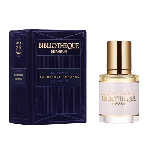 Bibliotheque de Parfum Dangerous Romance Eau de Parfum für Männer, 16 mL | holzig-chyprischer Duft, langanhaltendes Herrenparfüm mit Noten von Oud, Weihrauch, Hanf, Kaffee und Tabak