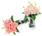 SOPOTUTU 2pièces Mini Plantes Artificielles Pot Décoration Miniature De Fleurs pour Maison De Poupée De Pots De Lys Accessoire De Jardin Miniature Décor Élégant Et Réaliste
