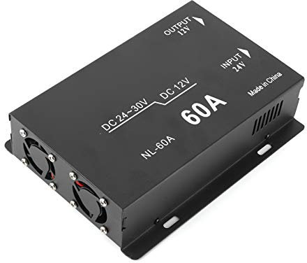 Mumusuki 24 V a 12V DC 60A 720W Trasformatore di Inverter Convertitore di Potenza per Altoparlante DVD in Frigo