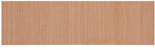 KOCKSHION Set de Table en Bambou Naturel sans Bordure, 30 Cm X 1 M, Tapis de Thé Découpable et Lavable, Décoration de Table pour Salon de Thé Cuisine, Nappe en Bambou Résistante et Pratique