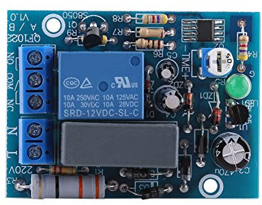 AC 220V Ritardo Timer di Temporizzazione Turn Off Modulo di Spegnimento Temporizzato dell'Interruttore Relè 10A 250V AC/10A 30V DC(Ritardo 0~100 Minuti)