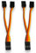 VUNIVERSUM 2 Stück Premium Servo Y Verlängerungskabel V Kabel Y-Kabel Verlängerung kompatibel mit JR Graupner Hitec 10cm 26AWG Modellbau