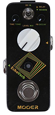 MOOER Echoverb Micro Guitar Delay Reverb Pedal with Tap Tempo