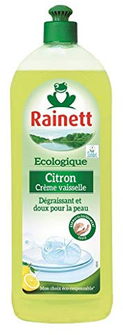 Rainett Crème vaisselle main au citron - Le flacon de 750ml