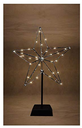 NETPROSHOP LED Batterie Deko-Beleuchtung Steh- und Tischlampe 3D-Stern 47 Lichter Indoor, Auswahl:Typ 1