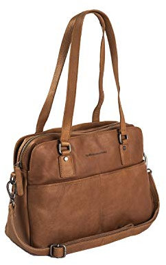 The Chesterfield Brand Ladies Barcelona - Schultertasche Leder 34 cm cognac