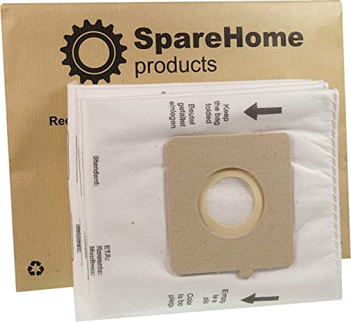 Lot de 10 sacs de haute qualité + 2 microfiltres ajustables pour aspirateur Moulinex Compacteo Accesimo, Carrefour et Orbegozo
