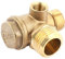 3 Vie Valvola di Ritegno Del Compressore D'Aria in Ottone Maschio Filettatura Tubo Connettore Del Compressore D'Aria Valvola Valvola di ritegno per compressore d'aria strumento connettore tubo