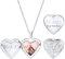 PROSTEEL Collier Femme Coeur Photo Personnalisé Chaîne Pendentif Médaillon Gravure Te AMO Motif Arbre de Vie Bijoux Acier pour Fille Cadeau Anniversaire Fête St Valentin