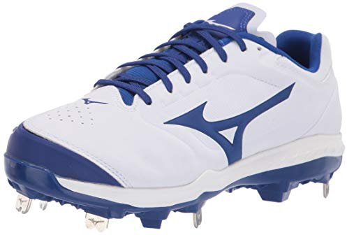 Mizuno Damen Cleat Softballschuh, Weiß-königlich, 44 EU