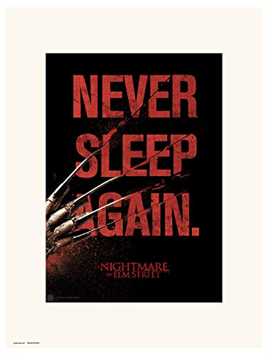 Grupo Erik Kunstdruck A Nightmare on Elm Street NEVER SLEEP AGAIN - Print