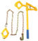 Greensen Farm Fence Strainer Heavy Duty Fencing Repair Wire Pulling Tool Tensioner Chain Carbon Steel Strainer Mesh Colander Fence Repair Wire for Pulling Tool 1.2m Chain Tensioner Maximum Load 800KG