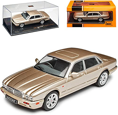 IXO Jaguar XJ 8 X308 Limousine Beige Gold 1997-2003 1/43 Modell Modell Auto