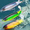 FGXY 3PCS Angelköder, Kunstköder Fische Angeln Set, Kunstköder, Köder, Kunstköder Angel-Köder Wobbler Set, Gummifisch Set, Mit 2 Drillingshaken Gummifische, Für Hecht Barsch Zander Angeln Köder