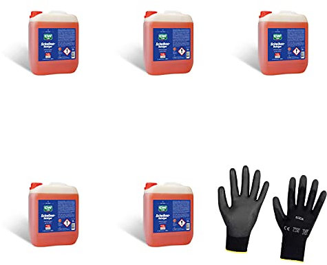 ILODA Schutzhandschuhe + 5xDr.Wack CW 5L Super Scheibenreiniger