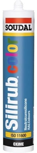 Mastics menuiserie silicone neutre Silirub Color coloris gris pierre RAL 7030 cartouche de 310 ml