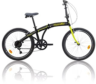 Cicli Cascella Fahrradtasche Klapprad 24' 6V Schwarz Gelb (Schwarz - Gelb)