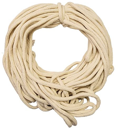 30 Meter Rolle 1/4 Zoll Runde Baumwolldochte Brenner Ersatz Kerosin für Öllampe Lampberger Lampe Dietz Öllaterne