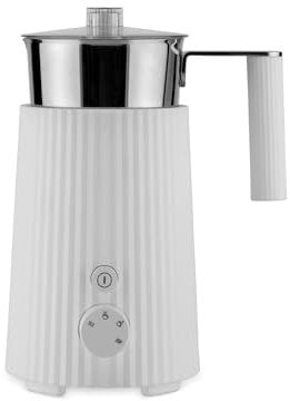 Alessi Plissé - Espumador de leche multifunción, color negro