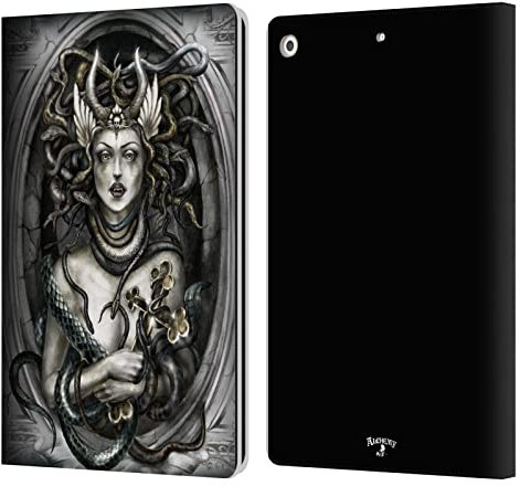 Head Case Designs Licenciado Oficialmente Alchemy Gothic La Furia De Dante Arte Gráfico Carcasa de Cuero Tipo Libro Compatible con Apple iPad 10.2 2019/2020/2021