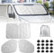 Parasol del Parabrisas Automóvil Reemplazo para Renault Trafic 2015-2023/Vivaro 2014-2018/NV300 2014–2021/Talento 2016–2020, Cabina del Conductor, Cubierta de Parasol Automóvil, Parasol Plegable