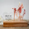 4you Design Trockenblumenständer Glück ist eine Mama wie Dich zu haben, Blumenständer Holz inkl. Trockenblumen zum Muttertag, Geburtstag, Weihnachten, Schöne Geschenkidee für alle Mütter
