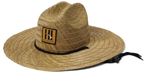 Quiksilver Men's Hi Tapa Pierside Lifeguard Straw Sun Hat, Natural, XXL