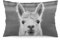 NIBABA Kissenbezüge, 1 Stück, niedliches niedliches Tier, Lama, Alpaka, dekorative Kissenbezüge, 35 x 50 cm, weiches Polyester, quadratisch