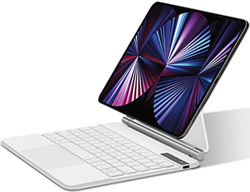 Lecsas Elegante custodia magica con tastiera per iPad Air 5a generazione con supporto magnetico galleggiante per iPad Pro 11 4a generazione 3a 2a 1a generazione, iPad Air 11 5a 4a generazione,