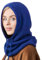 DRESHOW Wintermützen für Damen Balaclava Strickmütze Skull Cap mit Kordelzug Warmer Kapuzenschal Mütze
