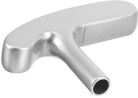 Kisangel Golf Club Putter Head Zinc Alloy Double-sided Silver Replacement Golf Head Repair Accessory Suitable for Putting Practice and Club Maintenance