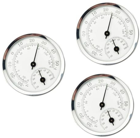 Sosoport 3st Outdoor-digitaluhr Wetter Kühlschrankthermometer Digitaler Thermostat Für Zu Hause Säuglingsthermometer Temperaturanzeige Feuchtigkeitsmesser Überwachungs Instrument Draussen