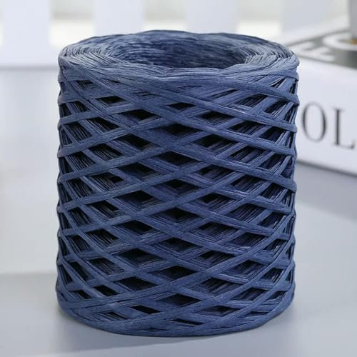 200 m Raffia-Garn zum Stricken und Häkeln, handgestrickt, häkeln, natürliches Rafia-Papiergarn, Backen, Verpackung, Gürtel, Seil