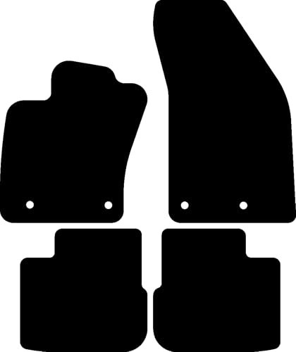 Kovvar Fußmatten passend für FIAT Tipo 2021-2025 Passend zur Ausführung: 5-Türer (Cross) / Kombi | Qualität: Basic