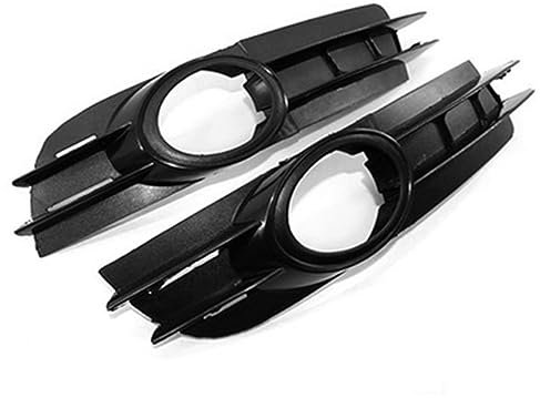 WuYyyyy Nebelscheinwerfergitter Für Audi A6/A6 Quattro C6 2005 2006 2007 2008-4F0807681A 4F0807682A Front Stoßstange Nebel Licht Lampe Grills Abdeckung Nebelscheinwerferblenden.