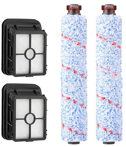 Remplacement Brosse Rouleau pour Bissell,Remplacement Filtres pour Bissell,Accessoires de Nettoyage pour Bissell Crosswave 17132 et 2225N Series