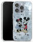 Silikon Hülle kompatibel mit Apple iPhone 16 Pro Case transparent Handyhülle Disney Mickey & Minnie Mouse Vintage