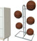 Portaoggetti per palline, rastrelliera verticale per palline | Stoccaggio verticale per palline da garage a 5 livelli - Supporto per organizer da basket, attrezzatura sportiva, supporto da calcio per