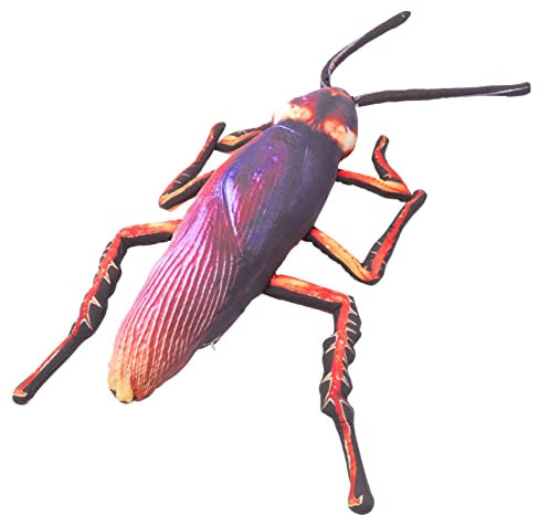 Cabilock Kakerlake Puppe Plüschtier gefälscht gefülltes Kissen kreatives Plüschkissen Toys spielsachen für Kid Toys Plüschmodelle kleine Spielsachen PP Baumwolle Brown