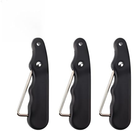 3uds Tensor de Patines de Hockey, Herramienta para Tensar Cordones de Hockey Negra Tensor de Cordones de Patines Portátil Tirador de Cordones de Hockey para Patines de Hielo Botas Zapatos