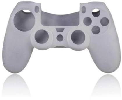 Custodia morbida in gel per controller PS4, antiscivolo, in gomma siliconica, custodia protettiva per PlayStation 4 (grigio)