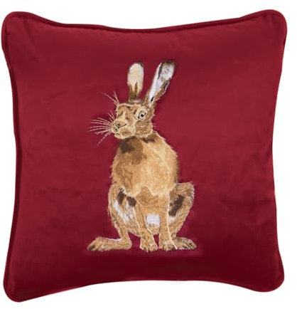 Wrendale Designs by Hannah Dale Kissen Golden Hour, bestickt, Hasenmotiv