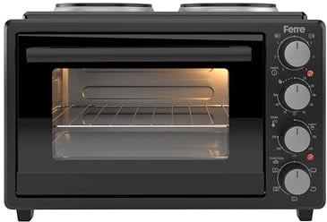 Ferre 2550X-HP - 25L Turbo Mini Oven With 2 Plate - Black