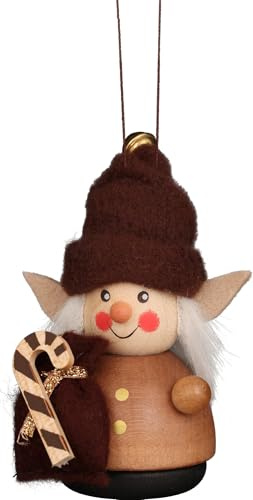 Christian Ulbricht Baumschmuck Wackelmännchen Elfenkind Natur - 9 cm