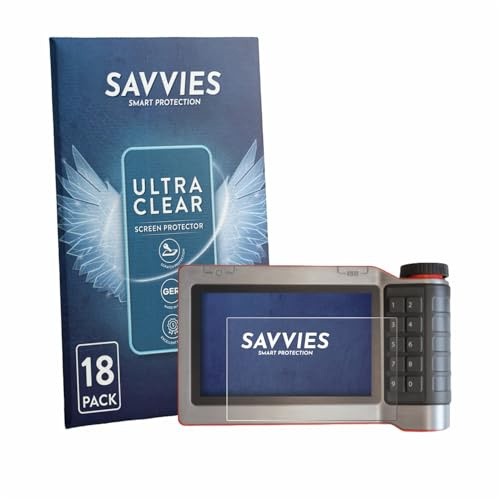 Savvies 18 Stück Schutzfolie für Kverneland IsoMatch Tellus GO Plus Displayschutz-Folie Ultra-Transparent