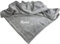 Schecker Mikrofaserdecke Premium 1Stück 150 cm x 95 cm Hund mit Name Silbergrau