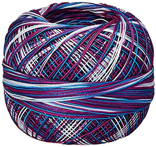 LIZBETH Handy Hands Häkelgarn aus ägyptischer Baumwolle Häkelgarn und Strickspitze Garn Spitze Größe 80 (10 Gramm 184 Yards) - HH80151, Angel's Love Mit Schmucksteinen