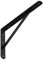 Velano 5355 Regalbodenträger Schwerlastkonsole Wandkonsole, Schwarz, 500 x 330 mm